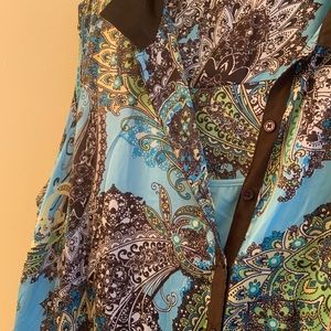 Multiple color flower dress sleeveless lined